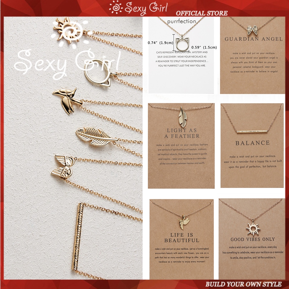 vòng cổ Hợp Kim Hình Tai Mèo Xinh Xắn