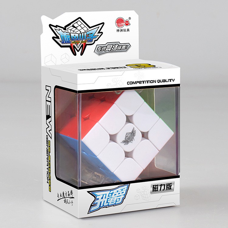 Rubik Cyclone Boys FeiJue 3x3 M Nam Châm Từ Tính - Rubik Bẻ Góc Cực Tốt, Trơn Mượt ( Bản Chuẩn Quốc Tế )