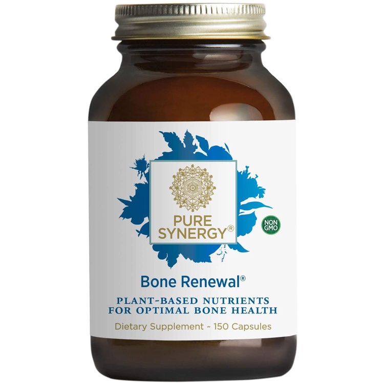 HŨ 150 VIÊN TÁI TẠO XƯƠNG Pure Synergy Bone Renewal, Vitamin D3, K2, Magnesium - THỰC VẬT TỰ NHIÊN &amp; Non-GMO