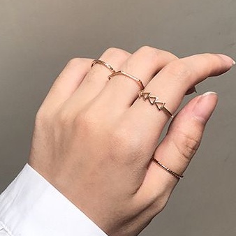 [HOT] SET NHẪN 4 CHIẾC THÉP KHÔNG GỈ THỜI TRANG CÁ TÍNH UNISEX PHONG CÁCH HÀN QUỐC 222SEN04