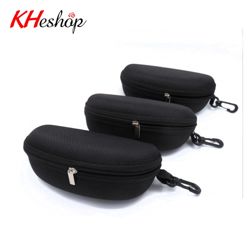 Hộp dây kéo đựng kính đa năng EVA, đựng nhiều loại Kính màu đen mã Y6031