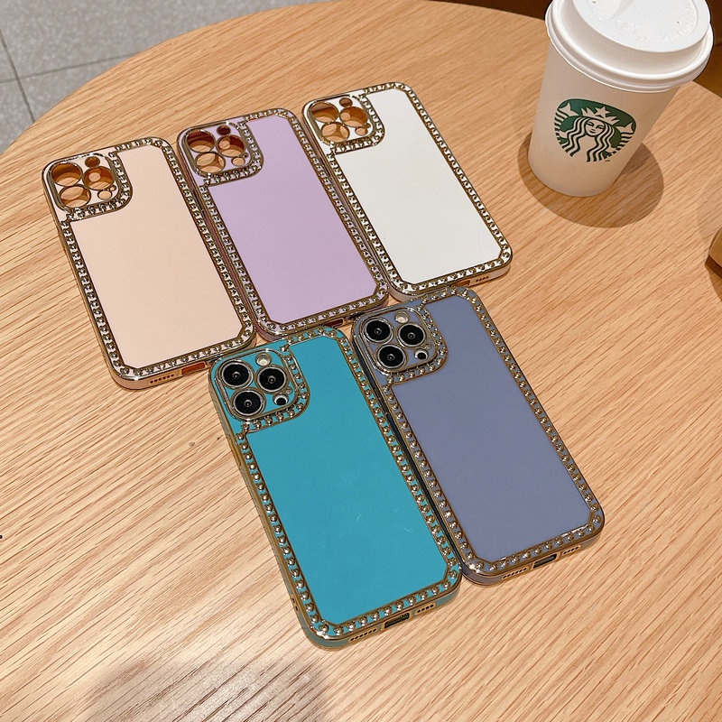 Ốp Điện Thoại Mạ 6D Màu Trắng/Hồng/Xanh Dương/Xám/Trắng/Tím Cho Xiaomi Poco X3 NFC M3 Redmi Note 10 10S 9S 9 8 Pro 4G 5G