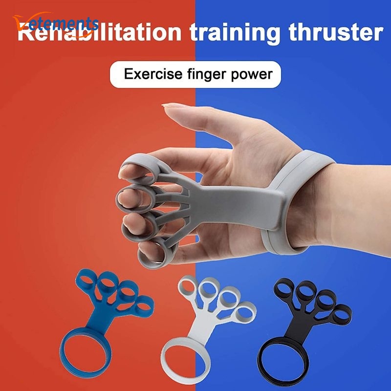 Dụng Cụ Luyện Tập Ngón Tay Bằng Silicone 3 Màu Tiện Dụng