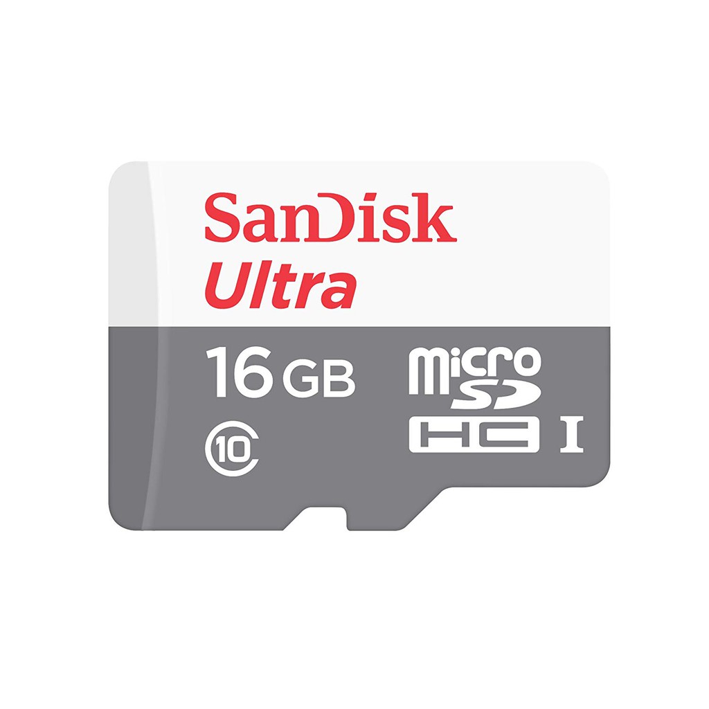 Thẻ nhớ Micro SD 16Gb Sandisk class 10 (80MB)