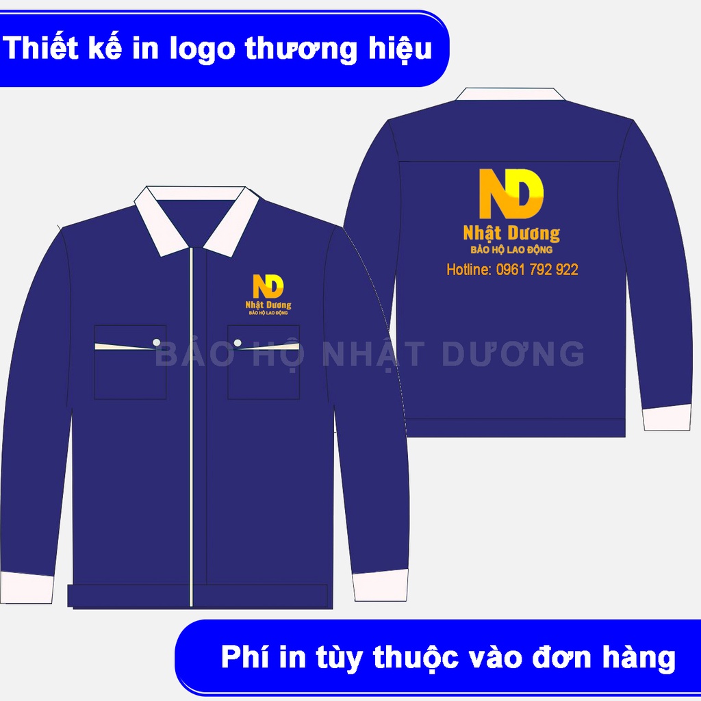 Quần áo bảo hộ lao động nam vải kaki Pangrim mềm mát Tinba2, Đồ bảo hộ lao động nam Nhật Dương