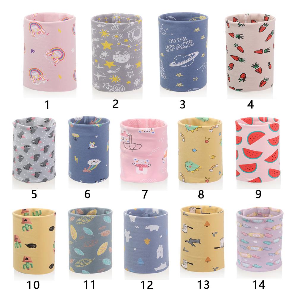 Khăn Choàng Cổ Dài Che Mặt Chống Gió Chất Liệu Cotton Cho Bé