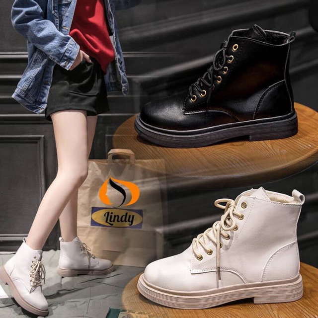 ⚡[CHỈ 1 NGÀY] Giày boots ulzzang cao cổ nữ mã 01 siêu đẹp (bản chuẩn QC) | BigBuy360 - bigbuy360.vn