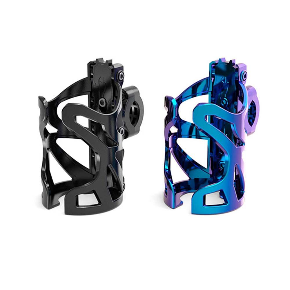Giá đỡ bình nước bằng nhựa ABS mạ titan chất lượng cao gắn tay lái xe đạp/ xe máy