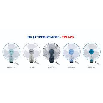 [Giá Hủy Diệt-BH 24 tháng] Quạt treo tường điều khiển từ xa Senko mã TR1628 bảo hành 24 tháng