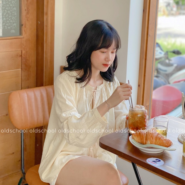 ÁO ĐŨI TAY PHỒNG DÂY CHUÔNG (ảnh thật/sẵn)