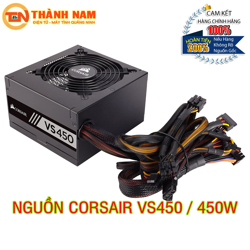 [FREESHIP 99K]_Nguồn máy tính CORSAIR VS450 - 450W - 80 Plus White