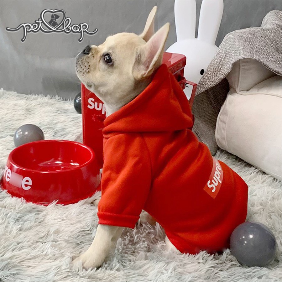 Áo đông cho chó mèo hoodie nhiều màu sắc