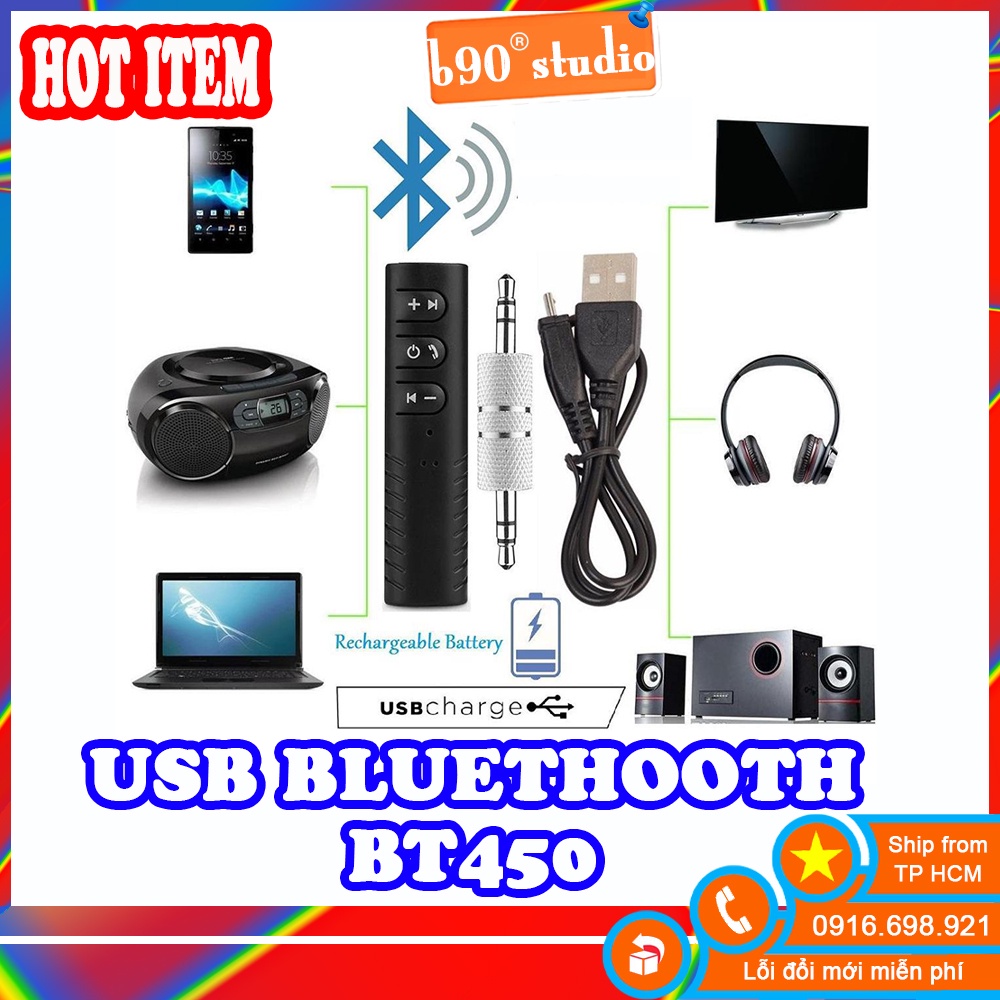 GIÁ SỈ  USB Bluetooth BT450 Wireless receiver