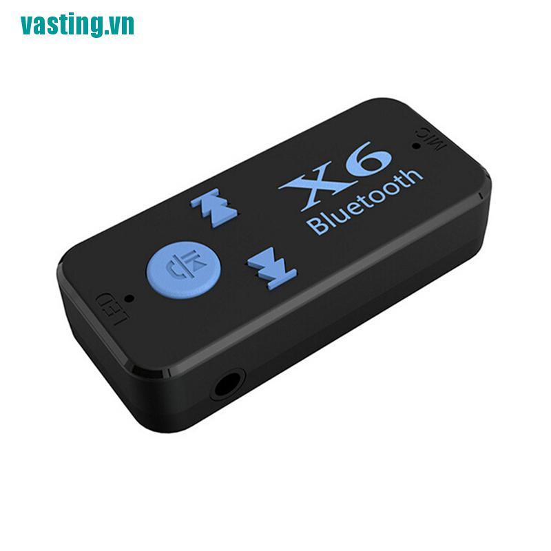 Thiết bị thu nhạc kết nối Bluetooth không dây X6 kèm dây cáp âm thanh 3.5mm