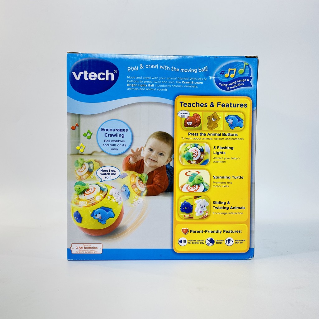 Đồ Chơi Trẻ Em Vtech - 80-184903 Bright Lights Ball - Bóng Nhựa Xoay