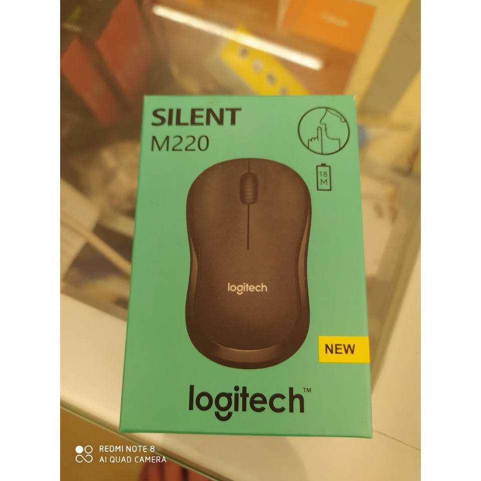 Chuột máy tính - Chuột không dây LOGITECH MS220 Silent giảm tiếng ồn tặng kèm pin AA Home.mall