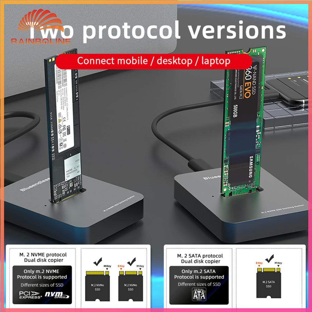 Bộ Chuyển Đổi Ổ Cứng Ssd Không Dây Blueendless Type-C 10gbps M.2 Sata Nvme | BigBuy360 - bigbuy360.vn