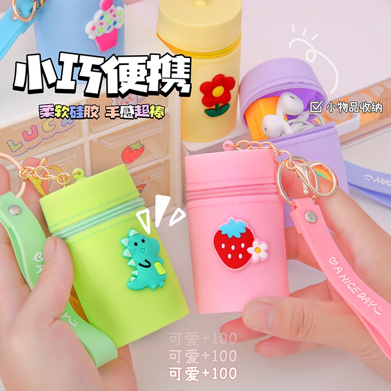 Túi Đựng Tiền Xu mini Bằng Silicon Dễ Thương