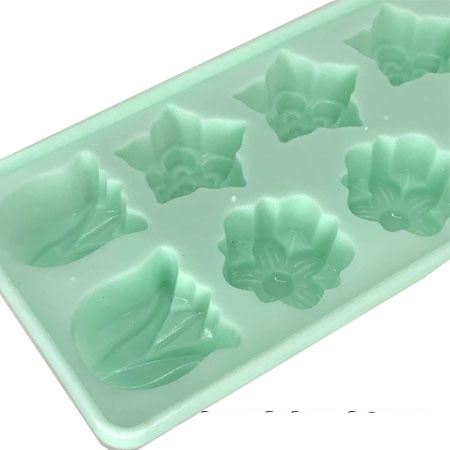 COMBO 5 KHUÔN LÀM THẠCH RAU CÂU KHAY ĐÁ BÔNG HOA