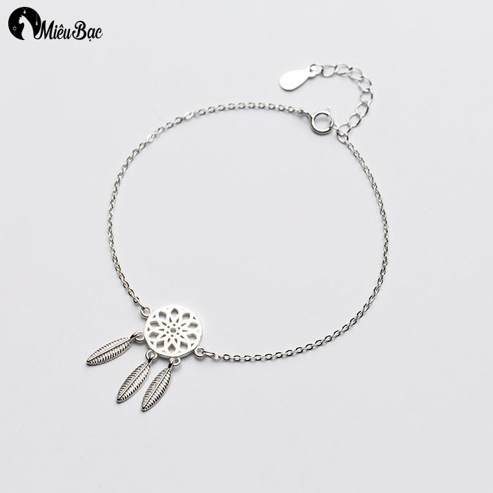 Lắc chân bạc nữ Miêu Bạc Dream Catcher chất liệu bạc s925 phụ kiện trang sức nữ L500031