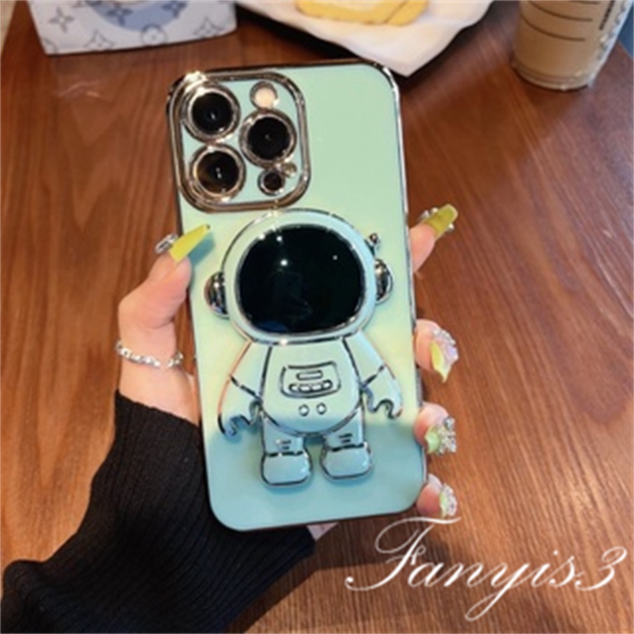 Ốp Điện Thoại TPU Mềm Có Giá Đỡ Hình Bầu Trời Cho iPhone13 12 11 Pro Max X XR Xs Max 7 8 Plus SE2020