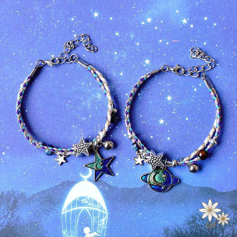 Vòng Tay Hình Hành Tinh/Mặt Trăng/Ngôi Sao Dễ Thương Cho Nữ（quà tặng ngày thiếu nhi）