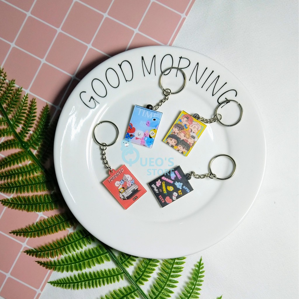 Móc khoá mica BTS nhóm