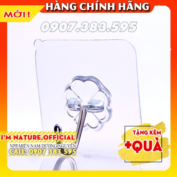 10 Móc Dán Tường Chịu Lực Cao (6cm x 6cm)