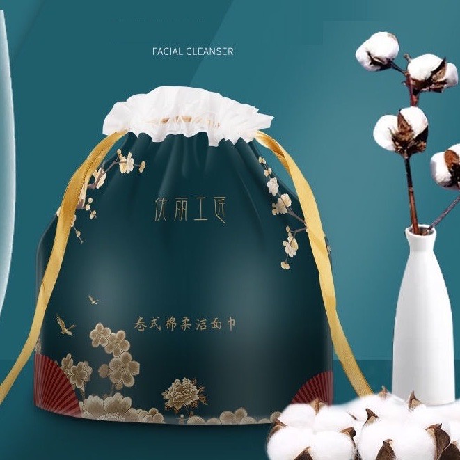 Khăn Khô Lau Mặt Dùng Một Lần Uli Đa Năng 80 Tờ Dạng Cuộn, Khăn Đa Năng Uli