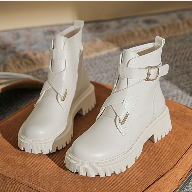 Giày Bốt Martin Đế Dày Phong Cách Anh Quốc Cá Tính Cho Nữ