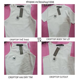 Áo croptop 4 mẫu AGE2X