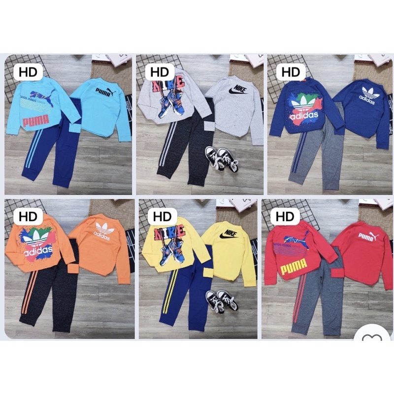 Bộ dài thể thao bé trai bộ dài cotton 4c mềm mịn mát monkey kids cotton chính phẩm pikakidsqatexuongsi_q9