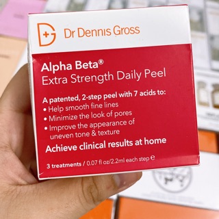 Thay da sinh học Peel da miếng tẩy tế bào chết Dr Dennis Gross Alpha Beta