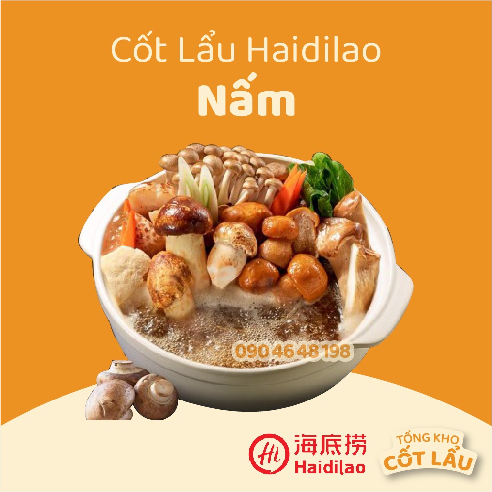 Cốt Lẩu Haidilao Vị Nấm - Gia Vị Lẩu Nấm - Haidilao hotpot