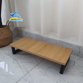 Kệ để màn hình máy tính KMT.01A gỗ MFC An Cường cao cấp nhiều size - kệ sách kệ để laptop khung sắt 20x20 chắc chắn