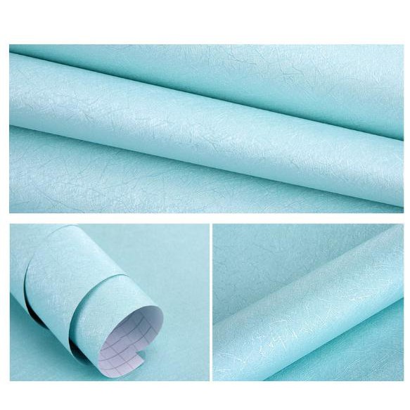 1 Mét Giấy Dán Tường PVC có sẵn keo 45cm rộng - Họa Tiết Nhám Sợi HM002