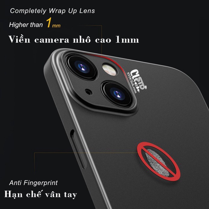 ỐP LƯNG IPHONE 14 - 14 PLUS MEMUMI MỎNG LỤA CHÍNH HÃNG