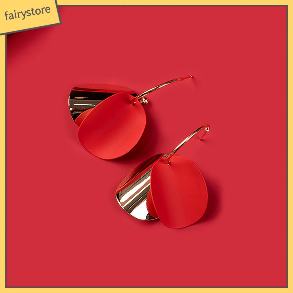 1 Đôi Bông Tai Mạ Bạc Dáng Dài Thời Trang Dành Cho Nữ