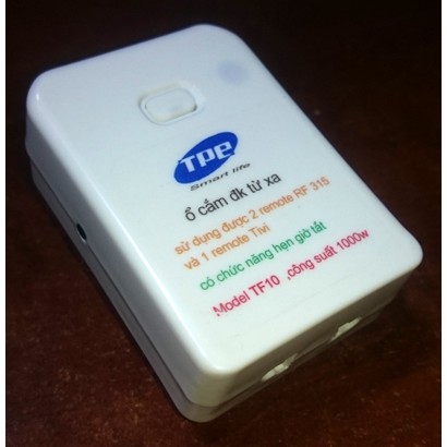 Ổ CẮM ĐIỀU KHIỂN TỪ XA TF10 TPE CÓ HẸN GIỜ TẮT