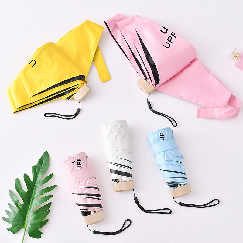 Dù Che Nắng / Mưa / Tia UV Mini Siêu Nhẹ Mang Đi Tiện Dụng