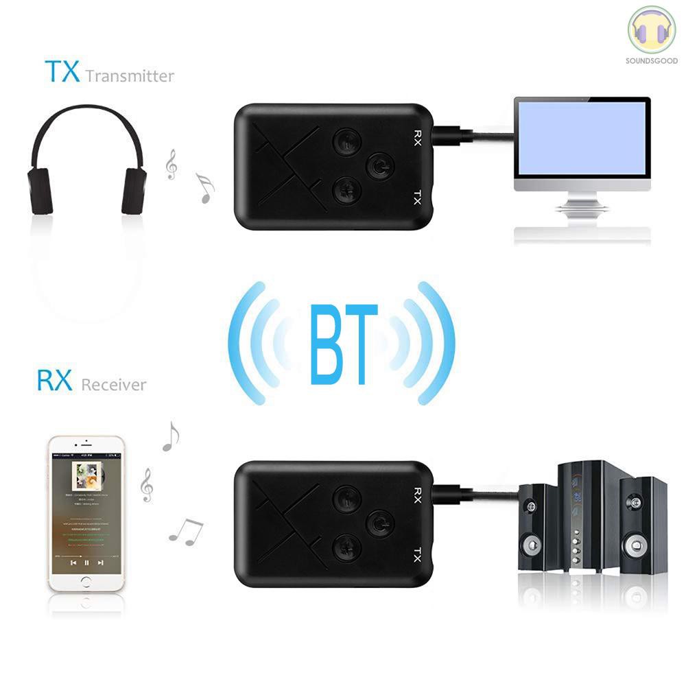 Đầu Chuyển Đổi Âm Thanh Kr-tx10 Usb Bt 2 Trong 1