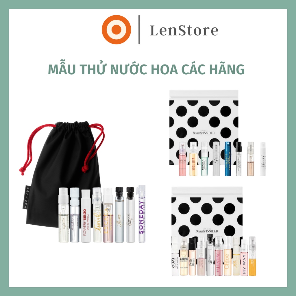 Vial nước hoa, mẫu thử nước hoa chính hãng các brand 1 - 1,5ml