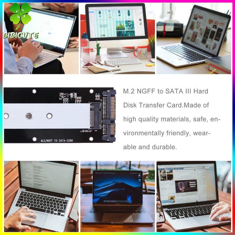 Thẻ Chuyển Đổi Ổ Cứng M.2 Ngff Sang Sata Iii Ssd 2230 / 2242 / 2260 / 2280 | BigBuy360 - bigbuy360.vn