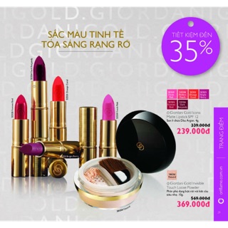 Combo 2 phấn phủ dạng bột Giordani Gold