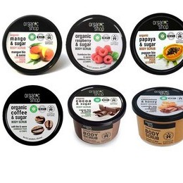 Tẩy Da Chết Nga -𝘍𝘳𝘦𝘦𝘴𝘩𝘪𝘱 -Tẩy Da Chết Toàn Thân Organic Shop chiết xuất Cafe 250G Chuẩn Nga