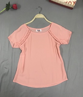 Áo kiểu công sở đan tay chất liệu mát