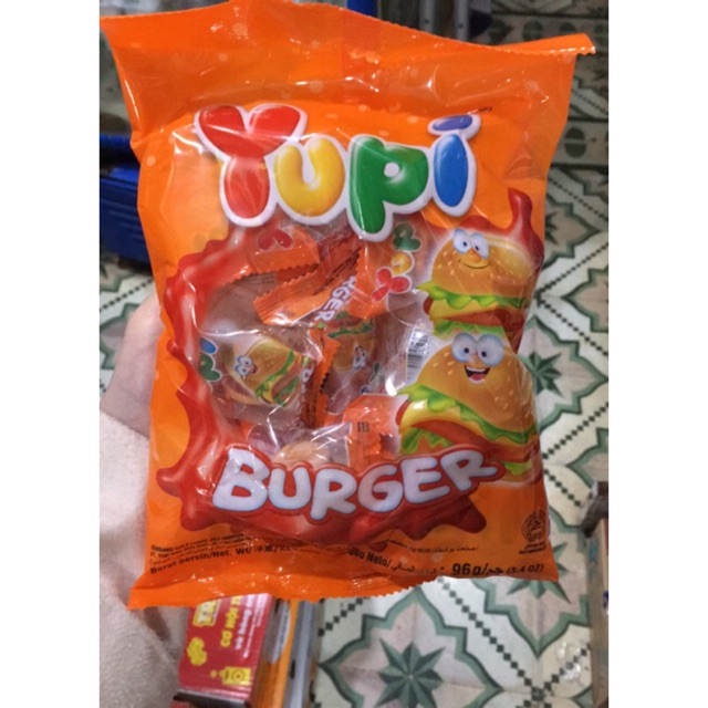 KẸO DẺO YUPI BURGER/ PIZZA/ HOTDOG/ MILLY MOOS