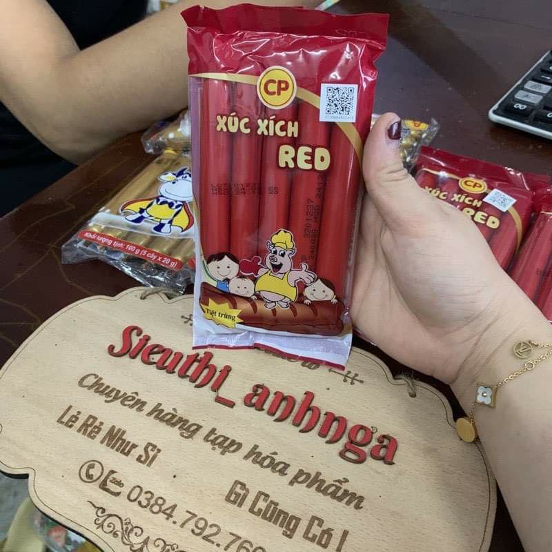Xúc Xích Ăn Liền Red CP Tiệt Trùng Gói 100g