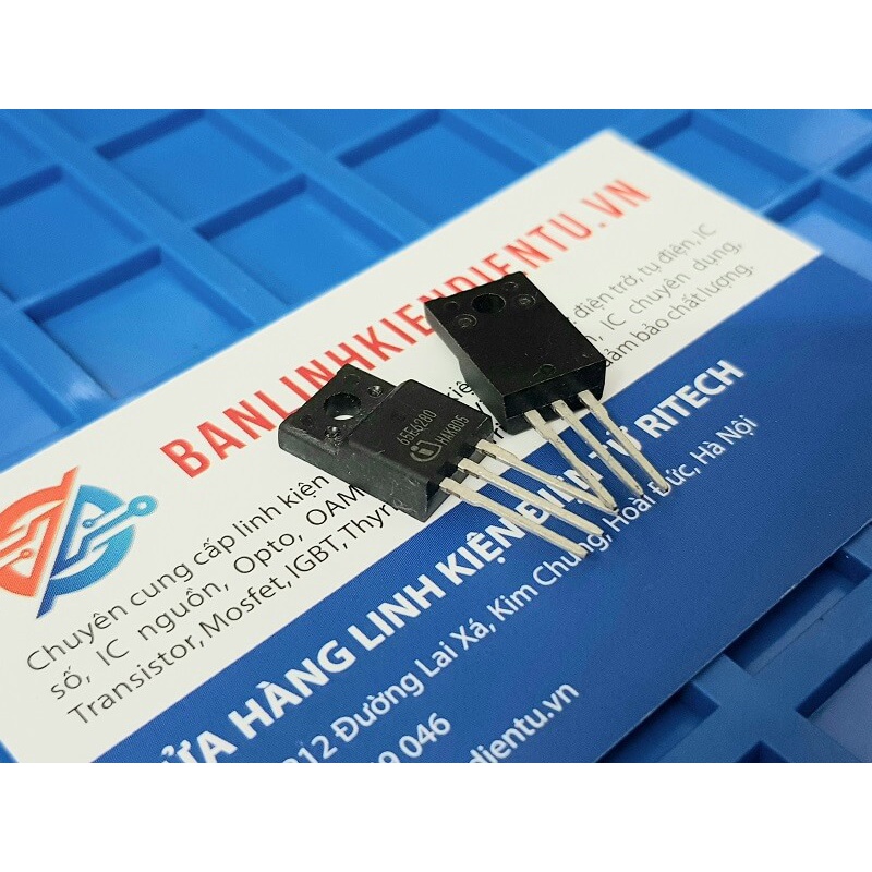[Combo 2 chiếc] 65E6280 IPA65R280E6 IPA65R280 Mosfet kênh N 39A 650V TO-220F