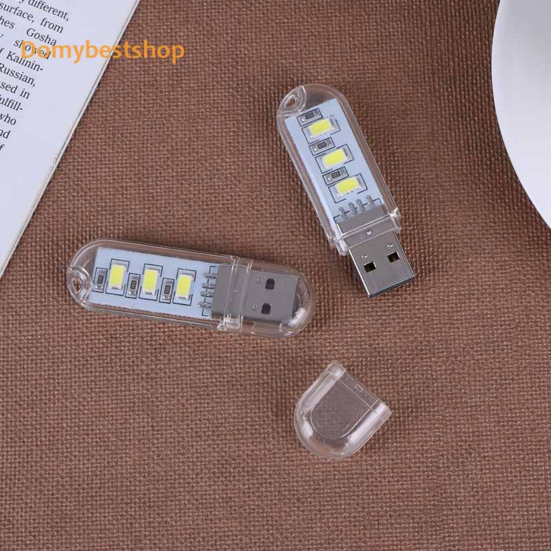 Set 2 Đèn Led Usb Mini Hình Chữ U Tiện Dụng Cho Máy Tính